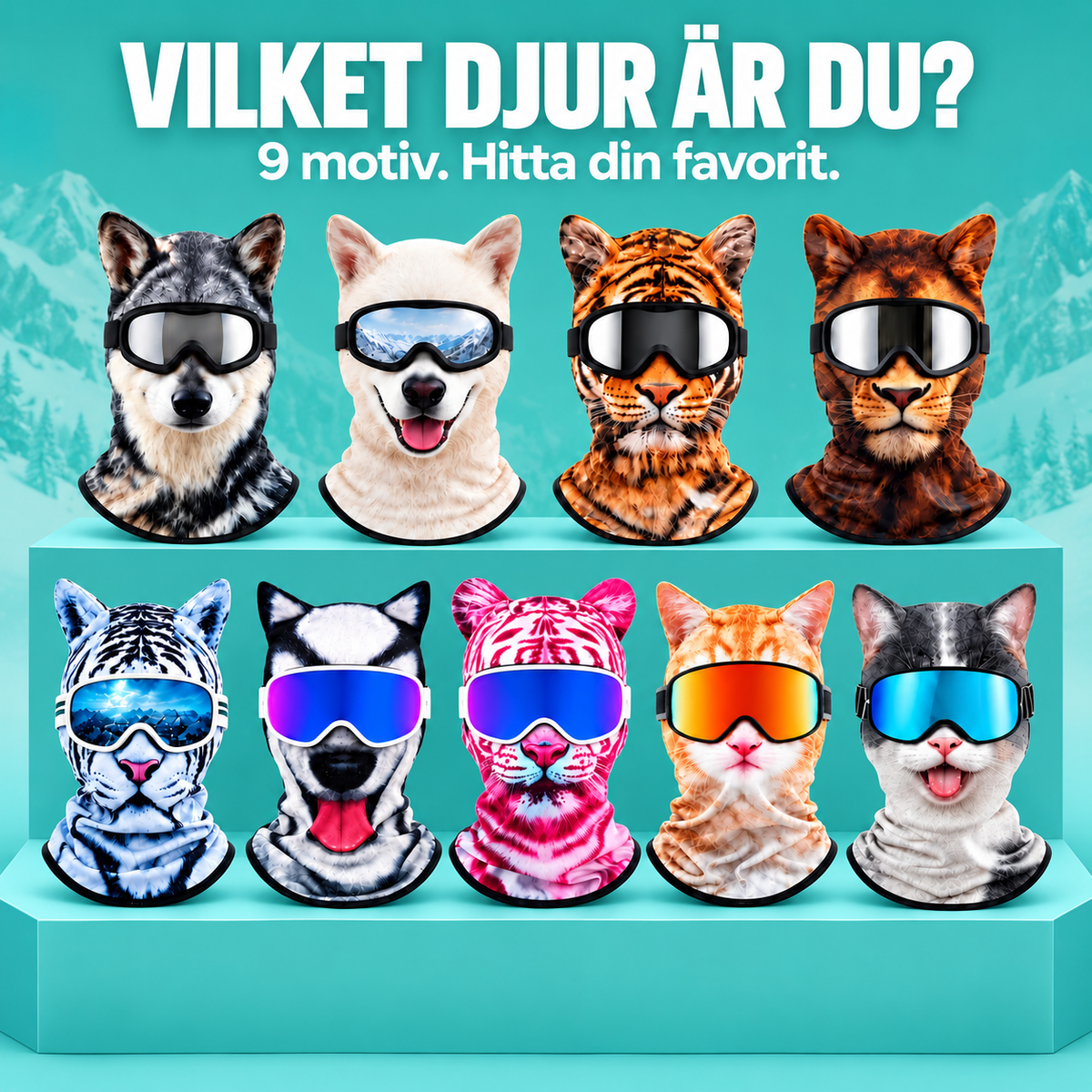 SkiMasks™ – Djurmask